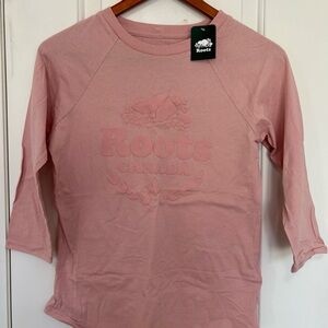 Roots Pink Long Sleeve Tee